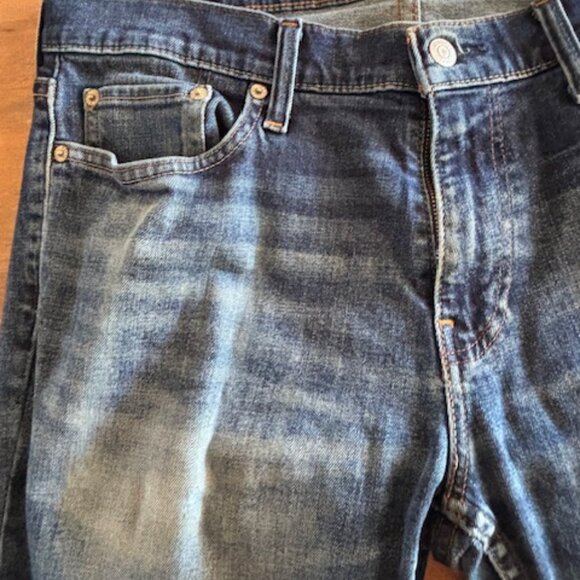 “Hollister” Slim Straight Epic Flex Medium Wash Mens 32 X L32 Blue Jeans Denim - Picture 3 of 8